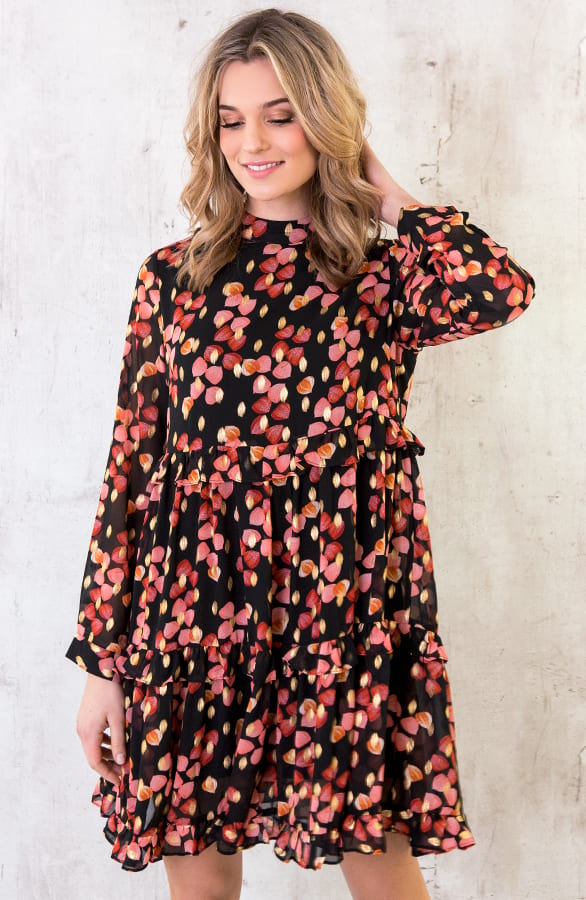 Print Jurk Oversized Dames – shoparchief, foto 6