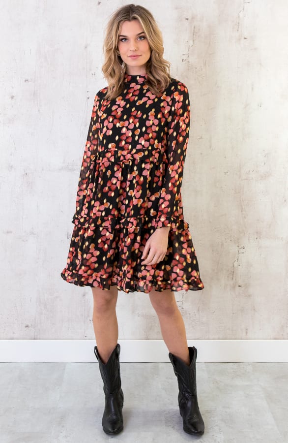 Print Jurk Oversized Dames – shoparchief, foto 3