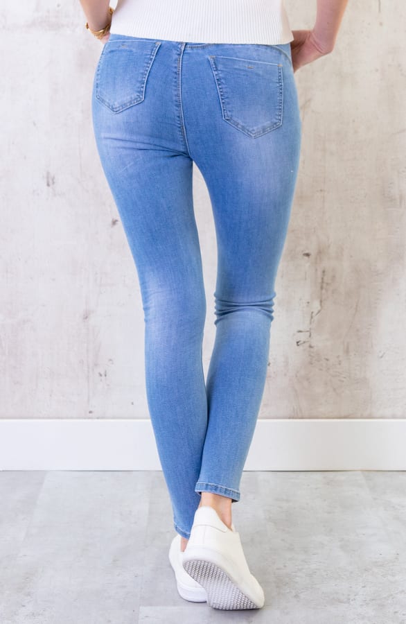 Skinny Jeans Hellblau, Shoparchiv, Foto 3