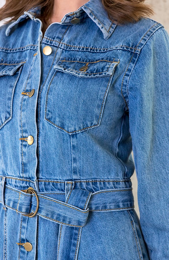 Spijkerjurk Exclusive Dames – shoparchief, foto 5