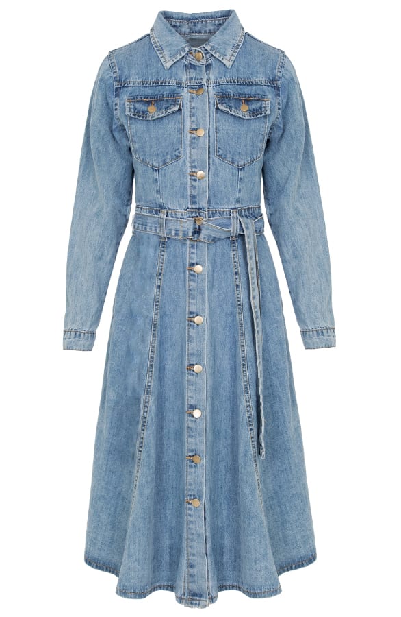 Spijkerjurk Exclusive Dames – shoparchief, foto 1