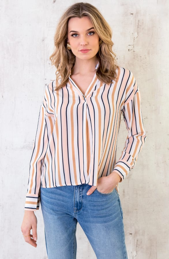 Strepen Blouse Multicolor – shoparchief, foto 1