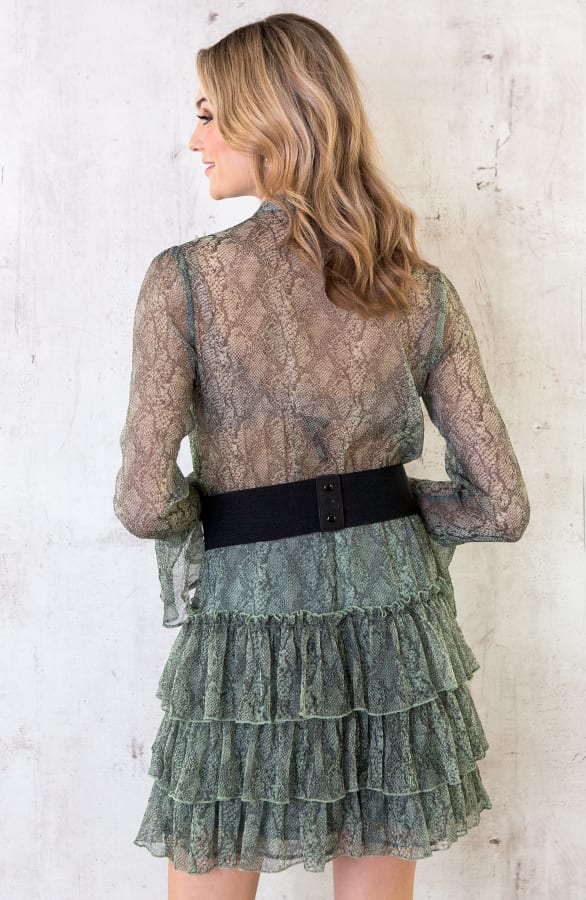 Stretch Riem Dames Zwart – shoparchief, foto 4