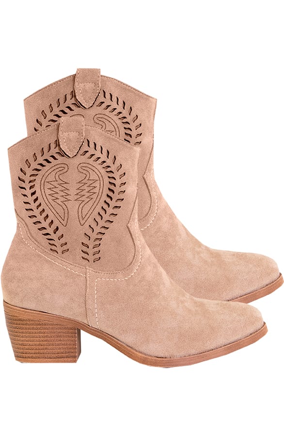 Suede Cowboylaarzen Beige – shoparchief, foto 7