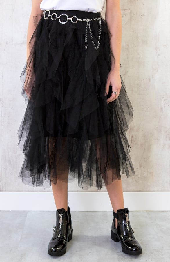 Tule Luxury Rok Zwart – shoparchief, foto 1