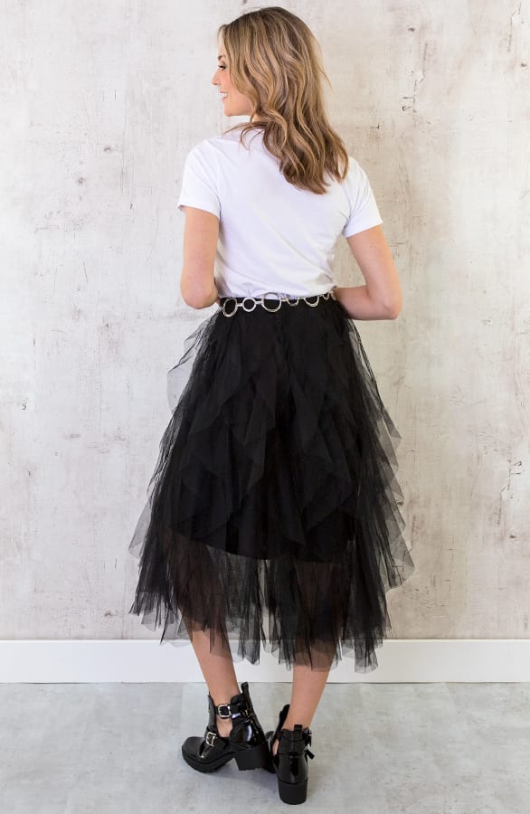 Tule Luxury Rok Zwart – shoparchief, foto 5
