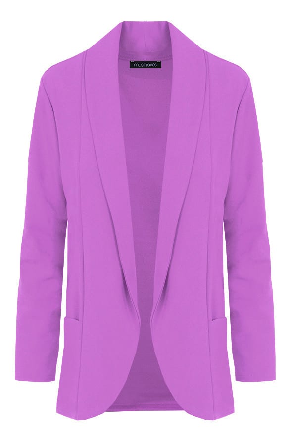 Basic Blazer Lila – shoparchief, foto 1