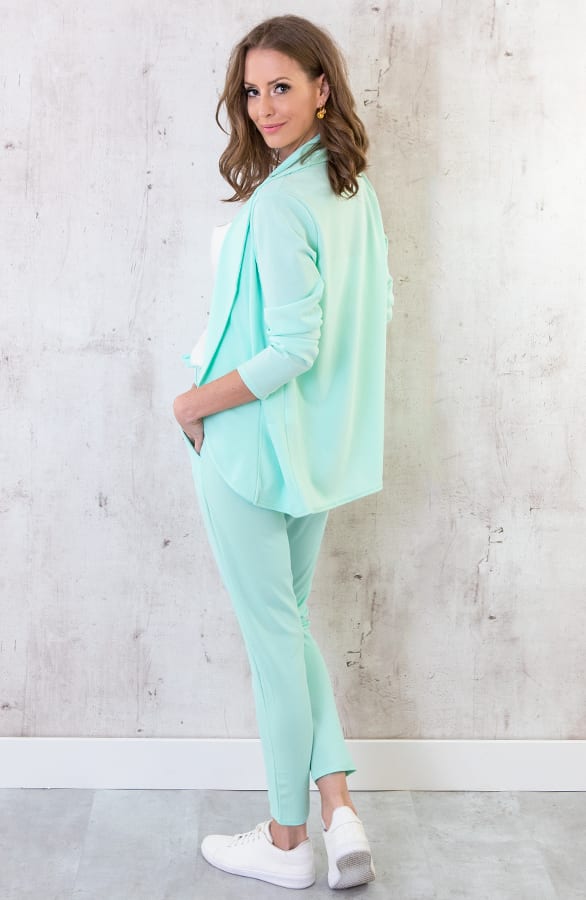 Basic Blazer Mintgroen – shoparchief, foto 4