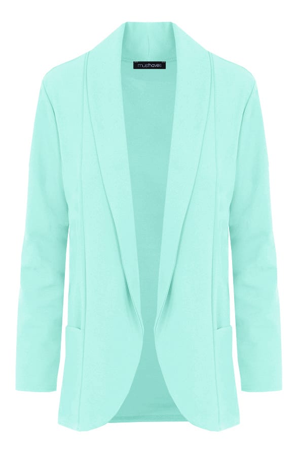 Basic Blazer Mintgroen – shoparchief, foto 1