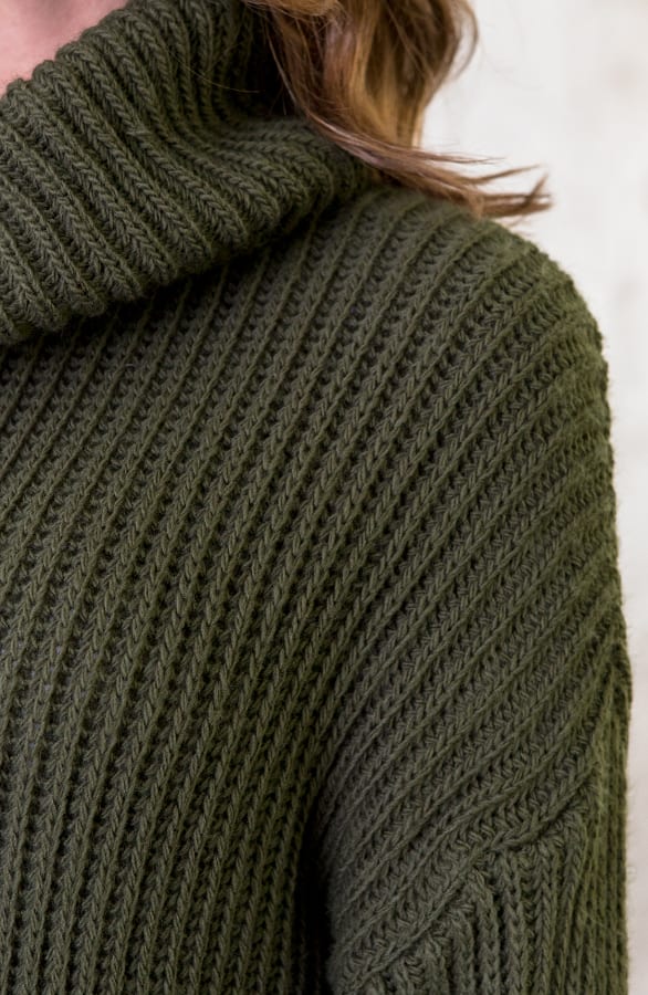 Oversized Coljurk Dames Legergroen – shoparchief, foto 5