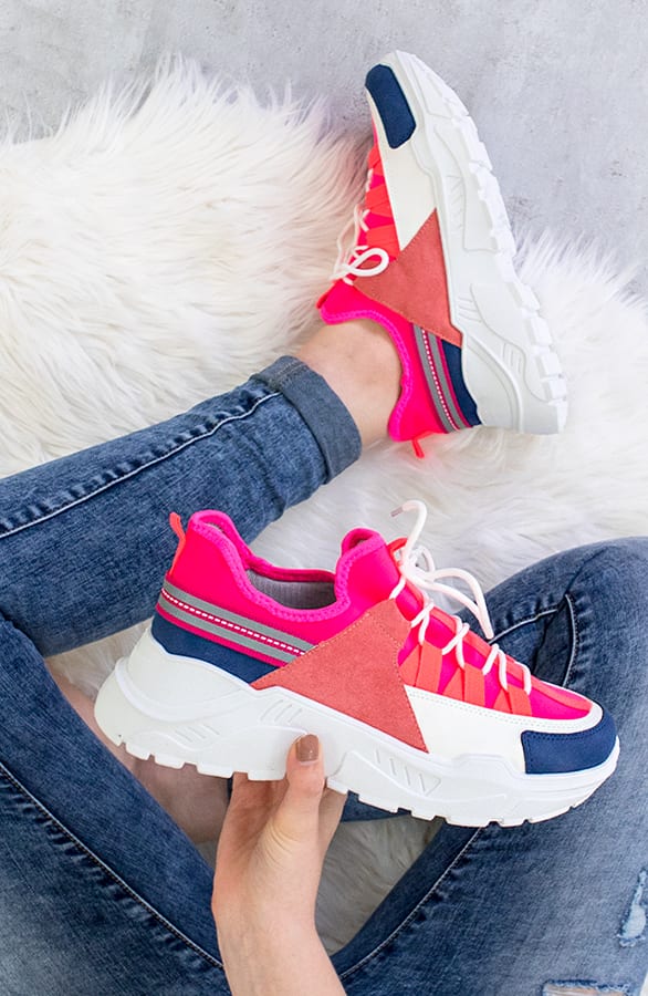 Dad Sneakers Fuchsia – shoparchief, foto 1