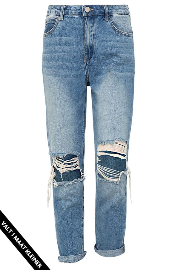 Damaged Boyfriend Spijkerbroek – shoparchief, foto 1