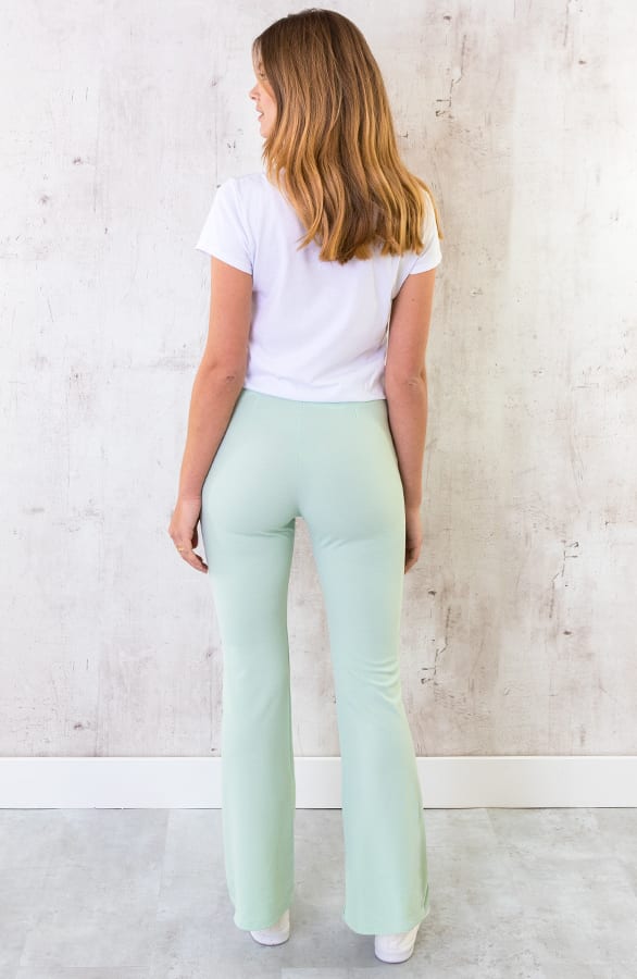 Flared Broek Mintgroen – shoparchief, foto 4