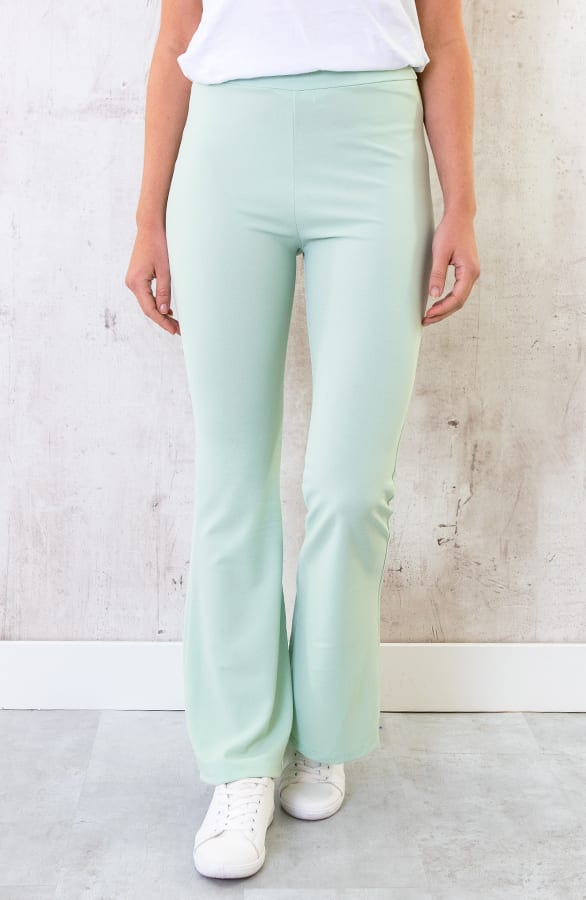 Flared Broek Mintgroen – shoparchief, foto 2