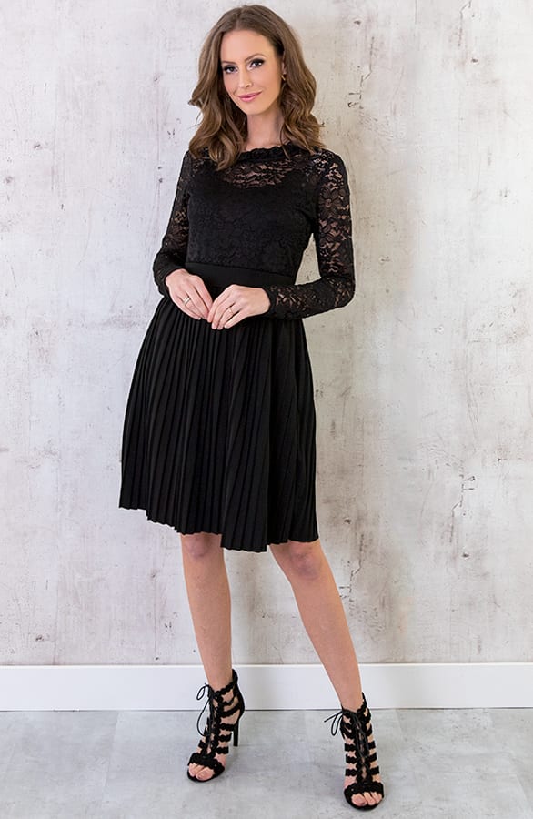 Kanten Jurk Exclusive Zwart – shoparchief, foto 4