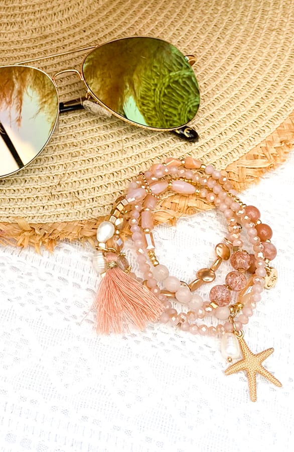 Kralen Armband Deluxe Roze – shoparchief, foto 3