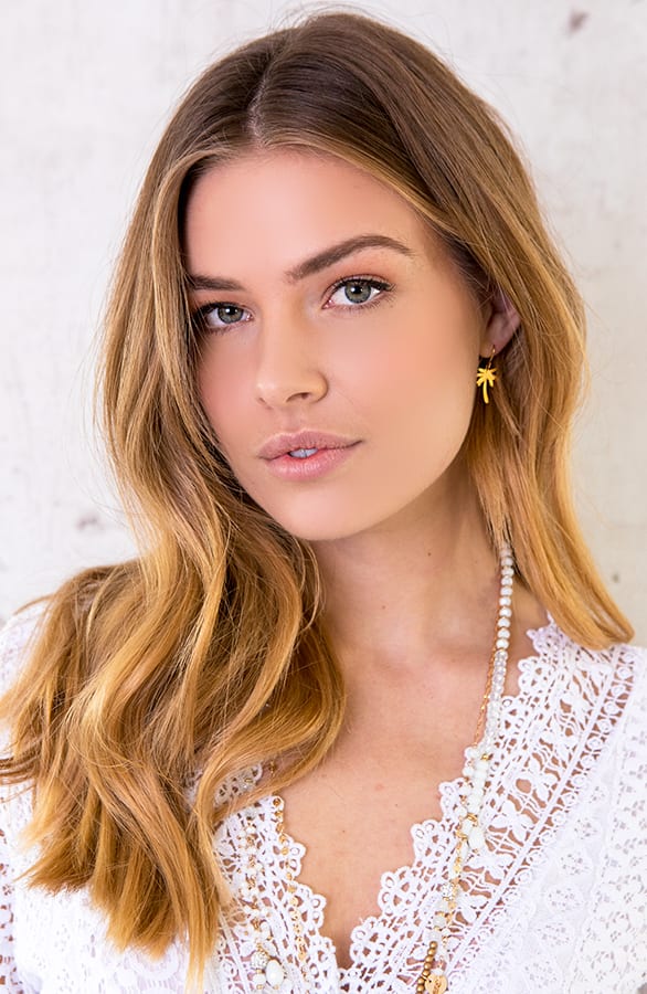 Palmboom Oorbellen Goud – shoparchief, foto 1