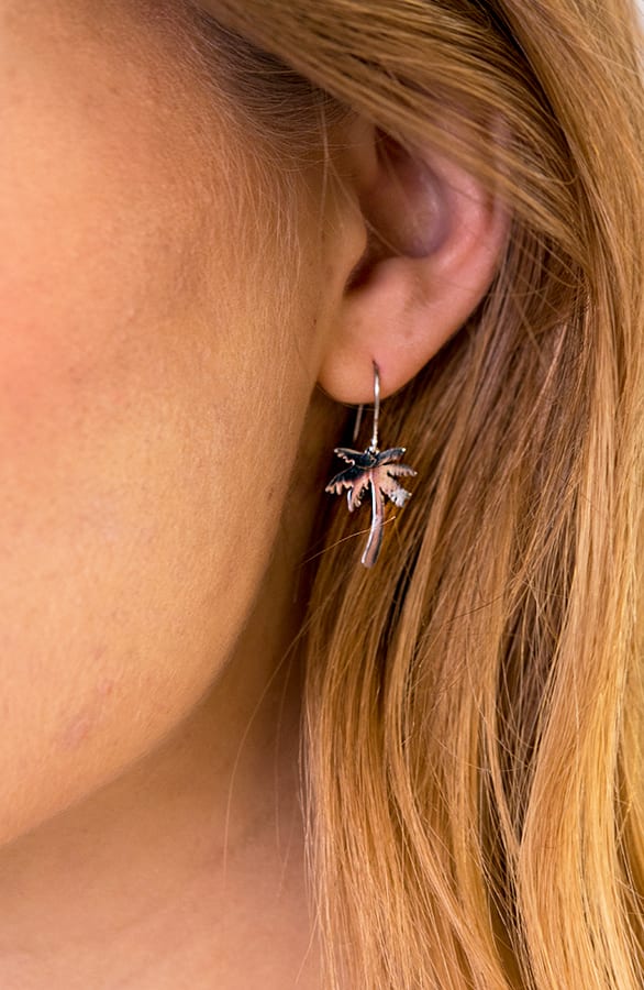 Palmboom Oorbellen Zilver – shoparchief, foto 2