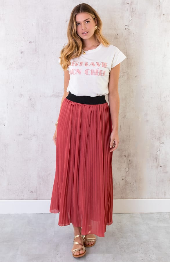 Plooirok Dames Koraal – shoparchief, foto 2