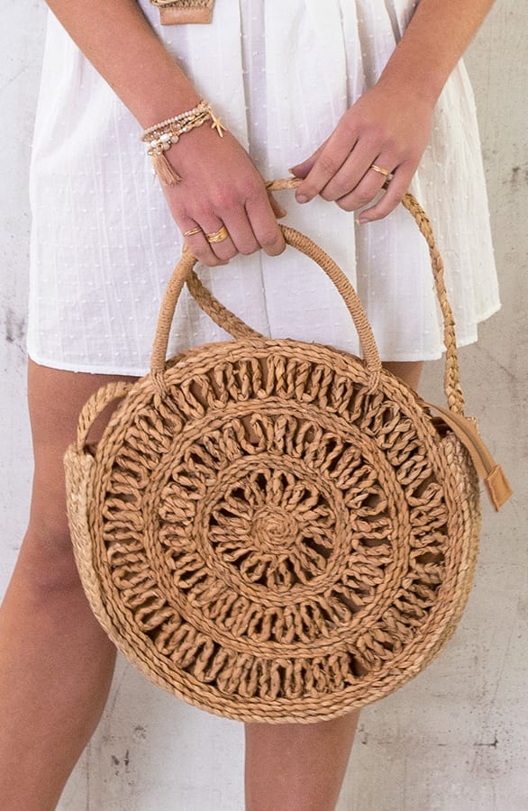 Rattan Korbtasche Camel, Shoparchiv, Foto 1