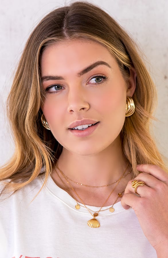 Schelp Ketting Goud – shoparchief, foto 2