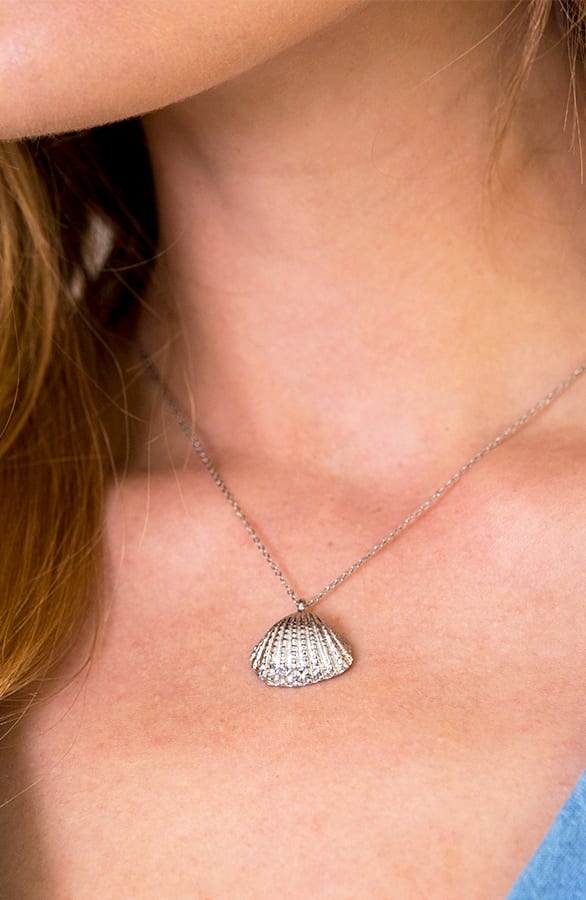 Schelp Ketting Zilver – shoparchief, foto 3