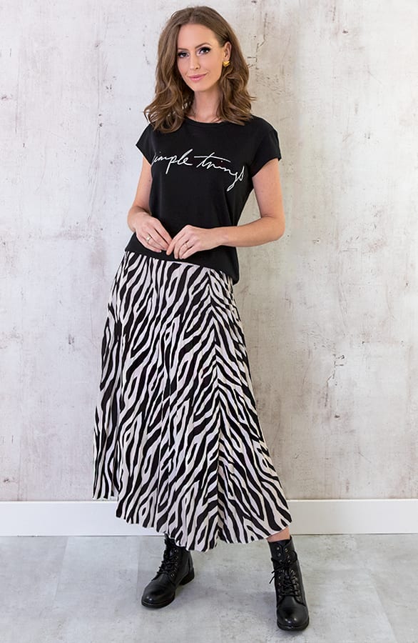 Zebra Plooirok Dames – shoparchief, foto 7