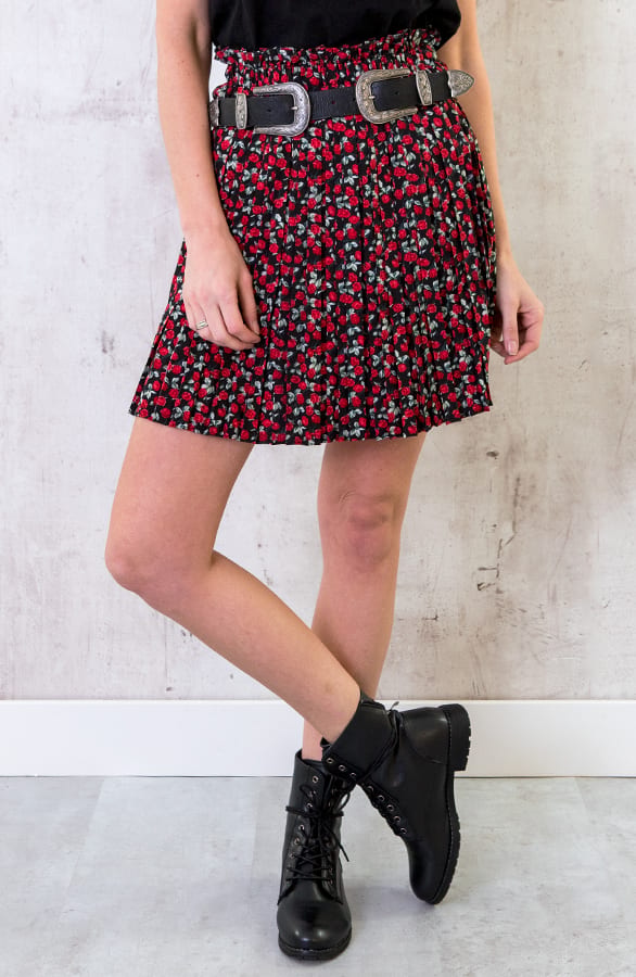 Bloemen Plooien Rok – shoparchief, foto 1