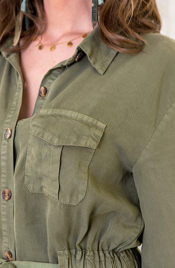 Denim Spijkerjurk Dames Army – shoparchief, foto 6
