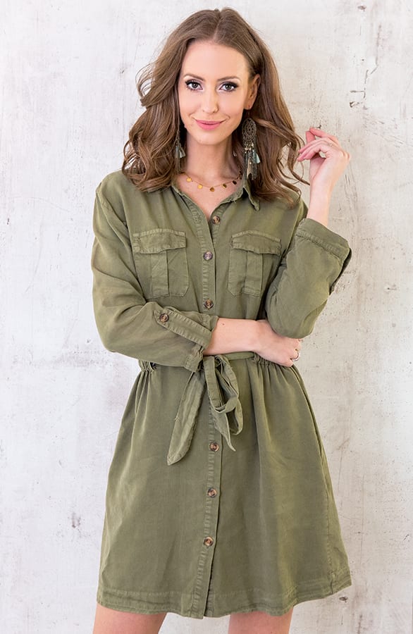 Denim Spijkerjurk Dames Army – shoparchief, foto 2