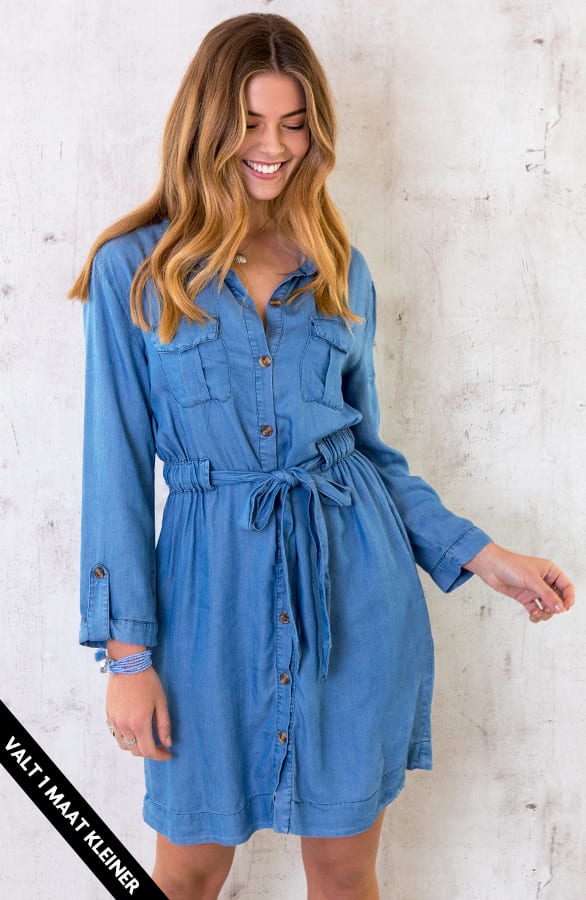 Denim Spijkerjurk Dames – shoparchief, foto 1