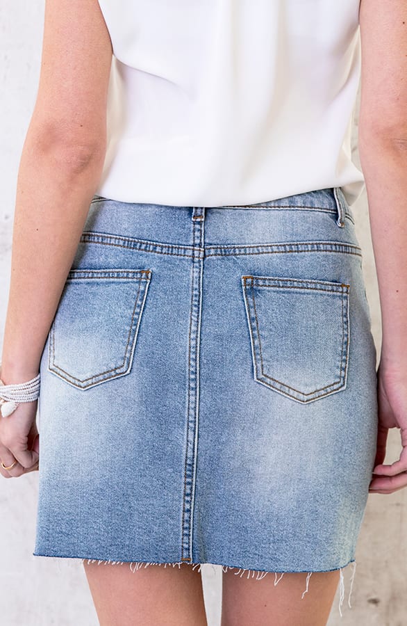 Denim Spijkerrok – shoparchief, foto 4