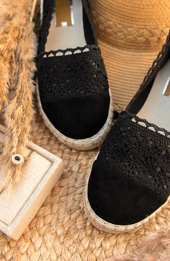 Espadrilles Kant Zwart – shoparchief, foto 1