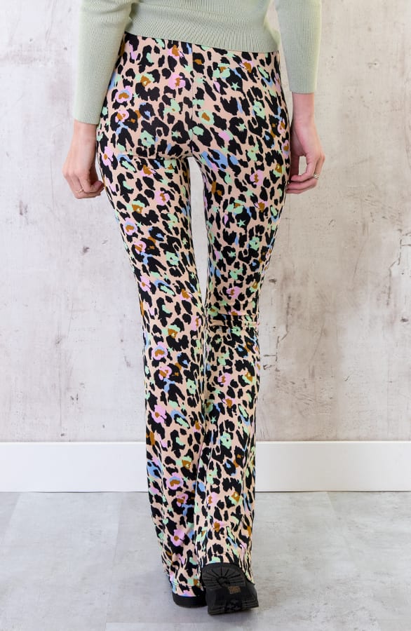 Flared Broek Cheetah Pastel – shoparchief, foto 4
