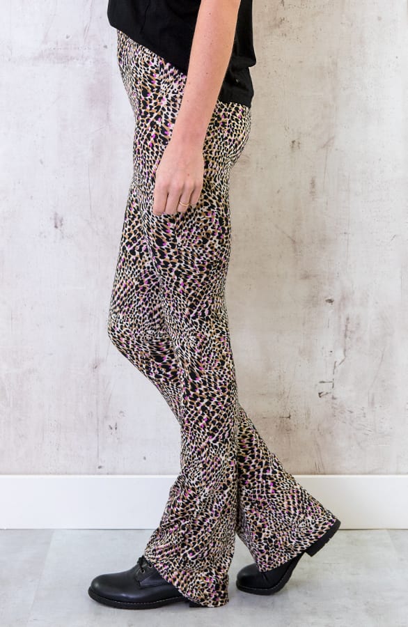 Flared Broek Panter Dames – shoparchief, foto 2