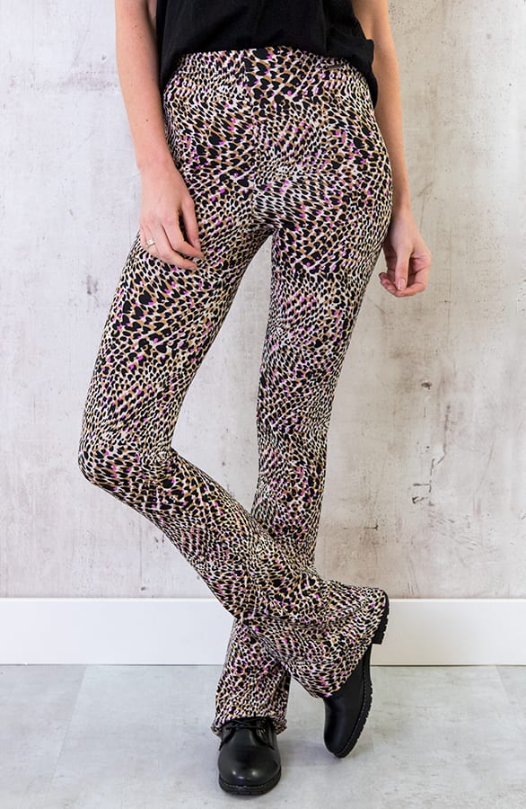 Flared Broek Panter Dames – shoparchief, foto 1