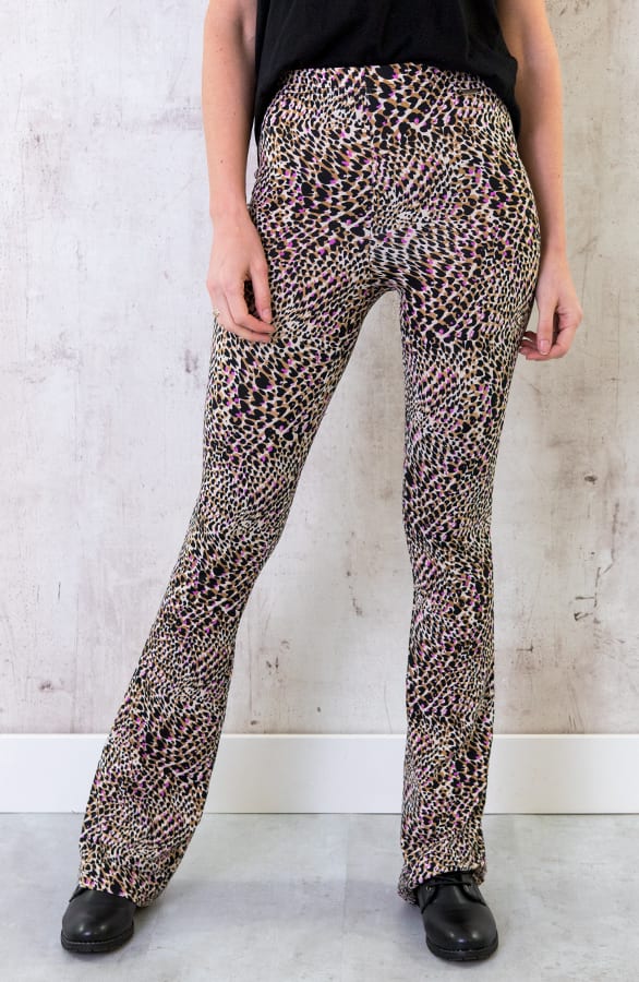 Flared Broek Panter Dames – shoparchief, foto 4