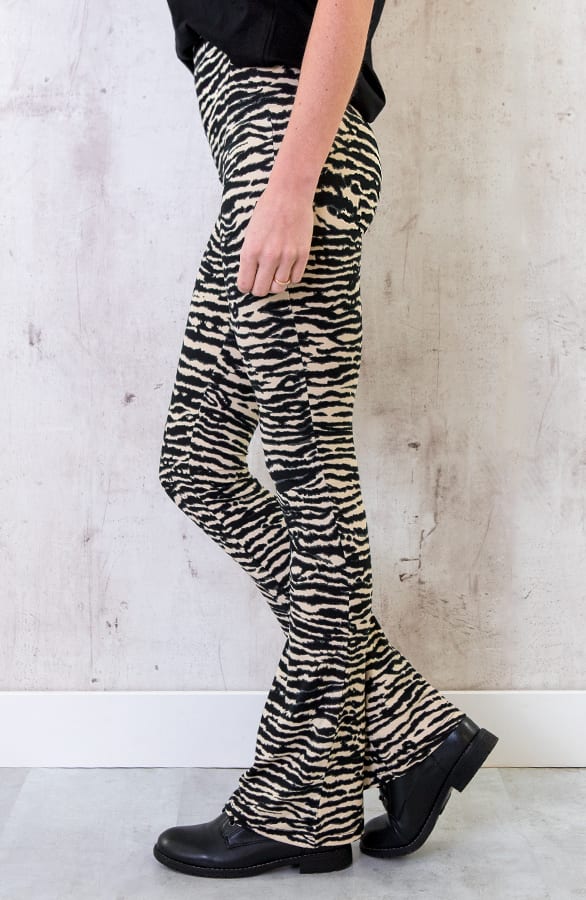 Flared Broek Zebra – shoparchief, foto 3