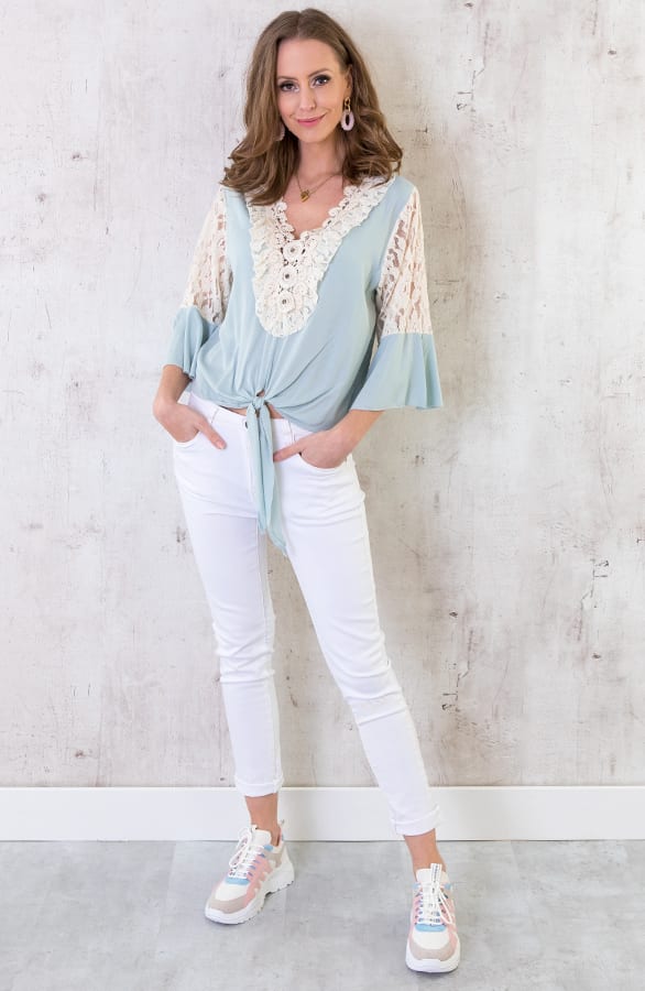 Ibiza Strik Top Babyblauw – shoparchief, foto 7