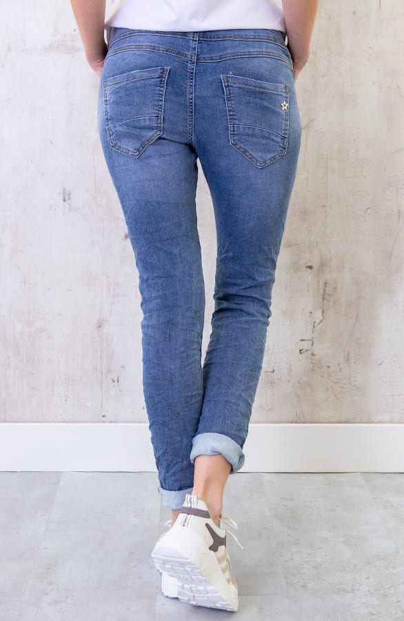 Jogging Spijkerbroek Blauw – shoparchief, foto 3