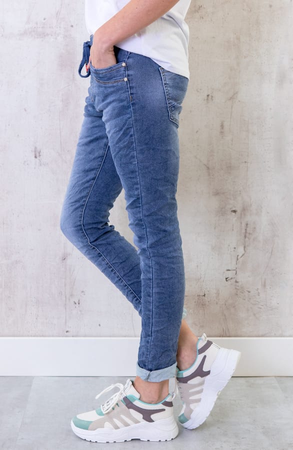 Jogging Spijkerbroek Blauw – shoparchief, foto 2