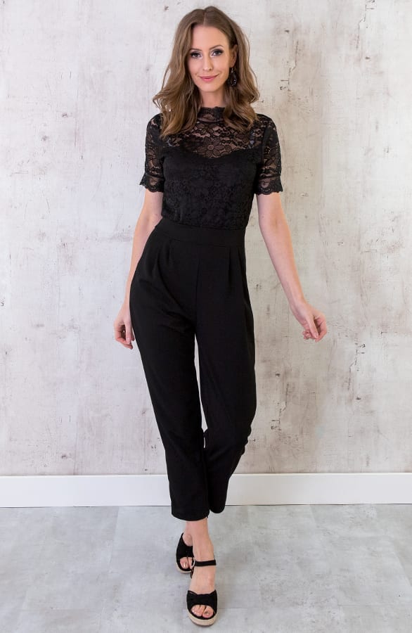 Jumpsuit Kant Deluxe Zwart – shoparchief, foto 3