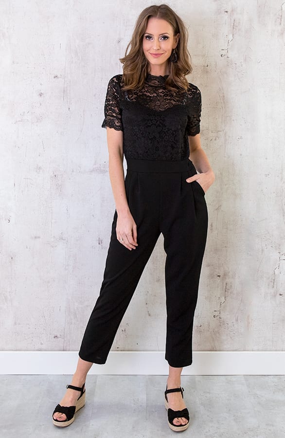 Jumpsuit Kant Deluxe Zwart – shoparchief, foto 1