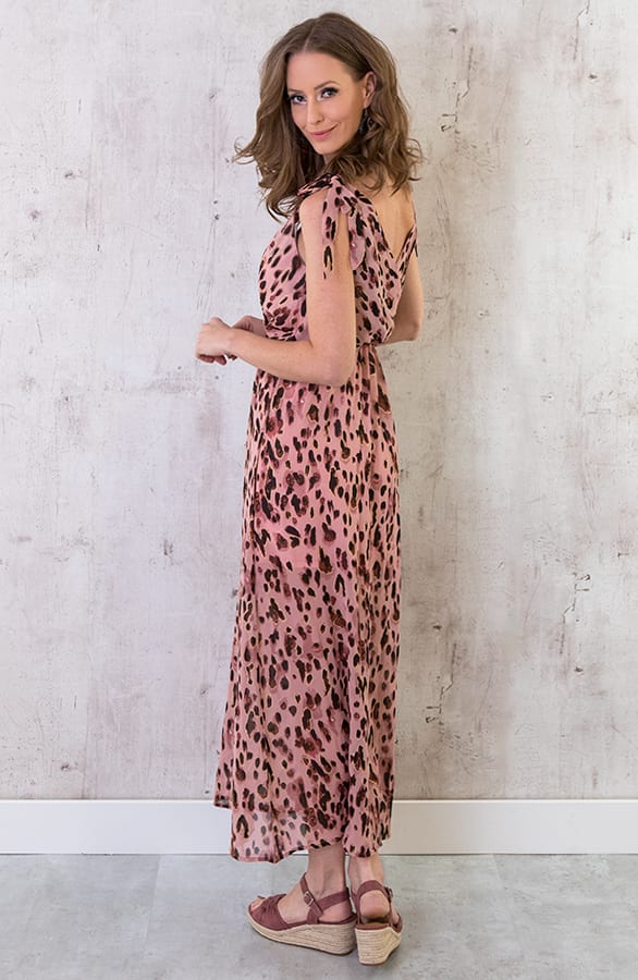 Maxi Panter Jurk Roze – shoparchief, foto 3