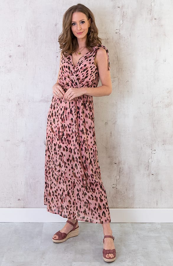 Suede Sleehakken Dames Oud Roze – shoparchief, foto 5