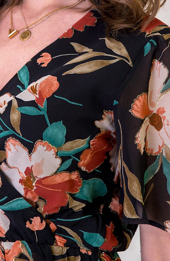 Midi Bloemen Jurk Dames – shoparchief, foto 7