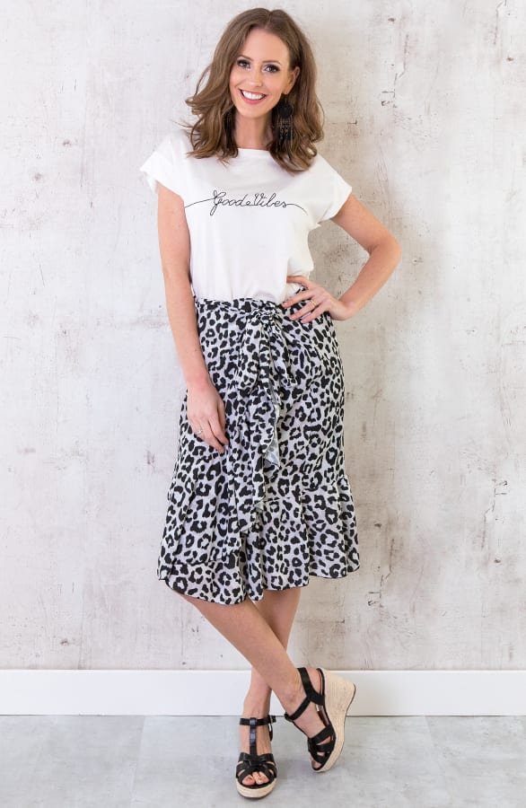 Panterprint Midi Rok – shoparchief, foto 5