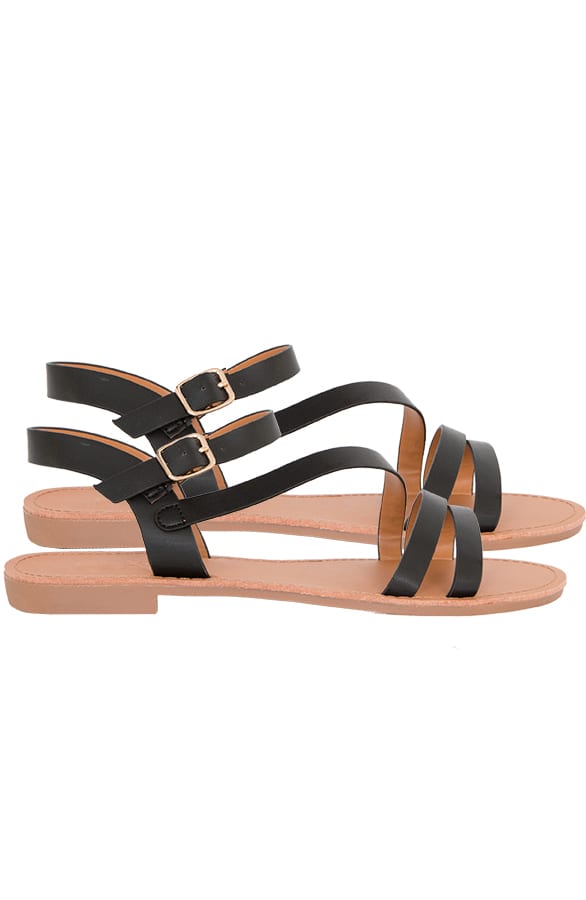 Sandalen Dames Zwart – shoparchief, foto 2