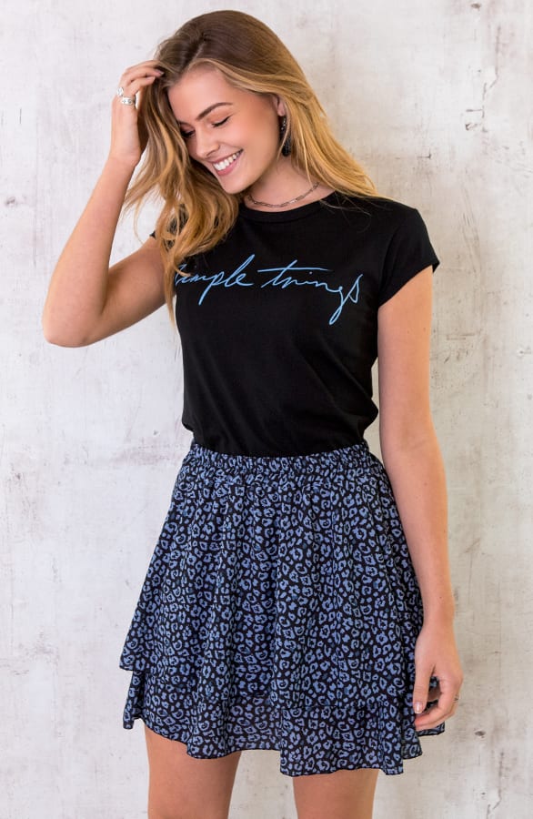 Simple Things Top Zwart Blauw – shoparchief, foto 6