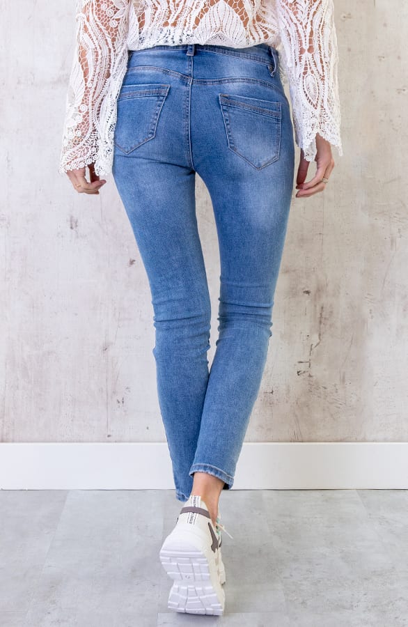 Skinny Spijkerbroek Dames – shoparchief, foto 3